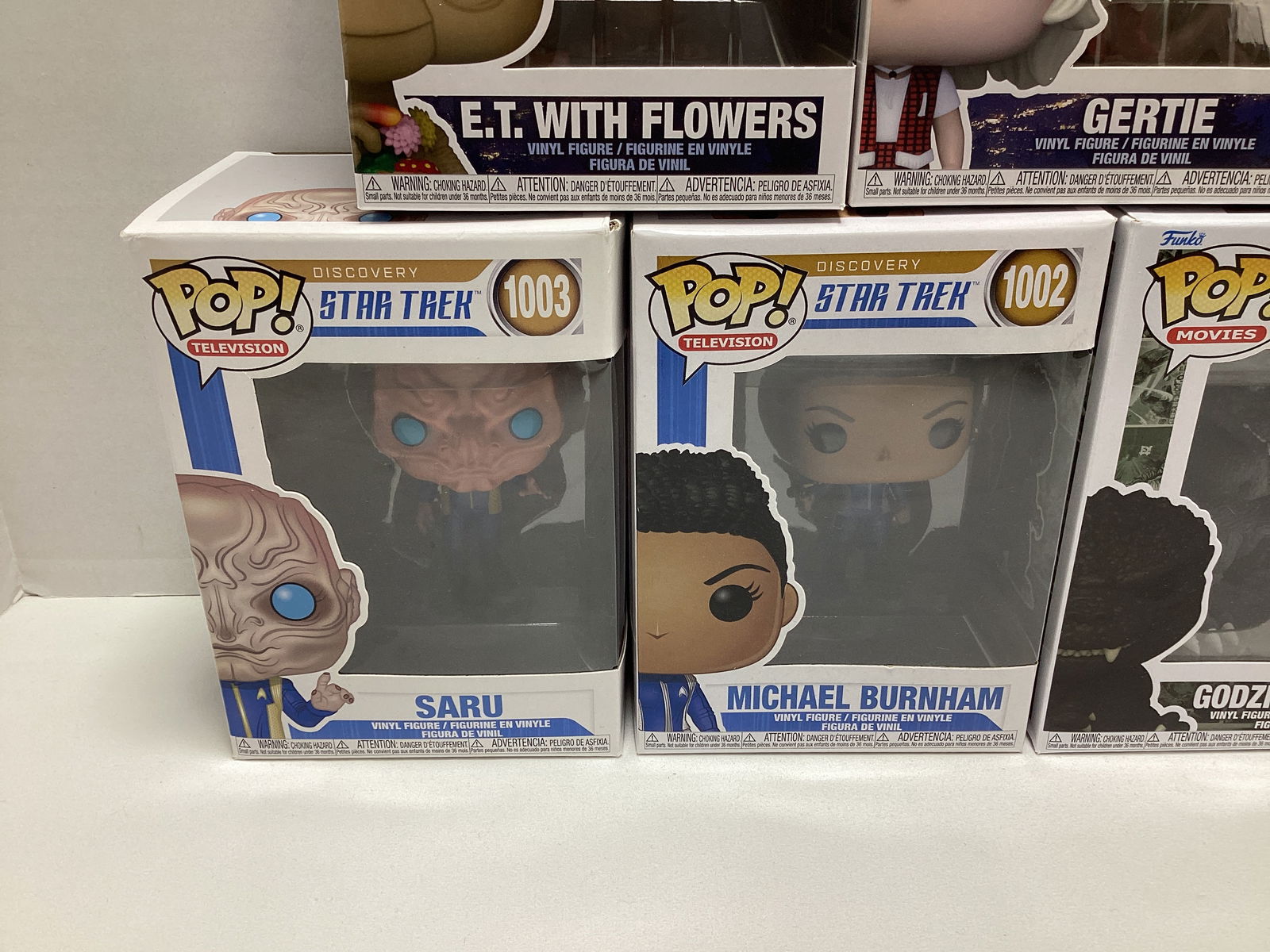 ET, Star Trek, and Godzilla Funko Pops - 3