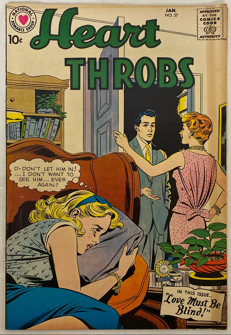 Heart Throbs 57 DC Comic Book: 1959, Please preview and see all photos for condition