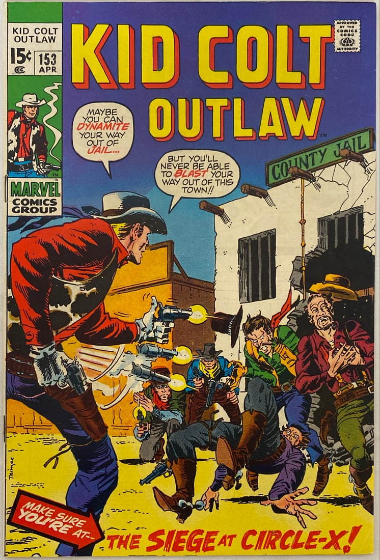 Kid Colt Outlaw 153 Marvel Comic Book (1 of 8)