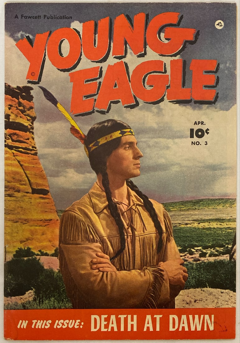 Young Eagle 3 Fawcett Comic Book: 1951, Please preview and see all photos for condition