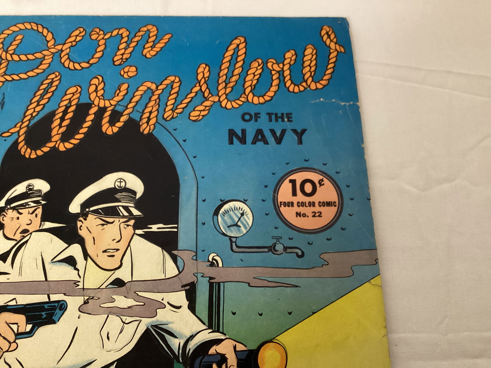 Four Color Comics 22 Starring Don Winslow of the Navy Dell Comic Book - 3