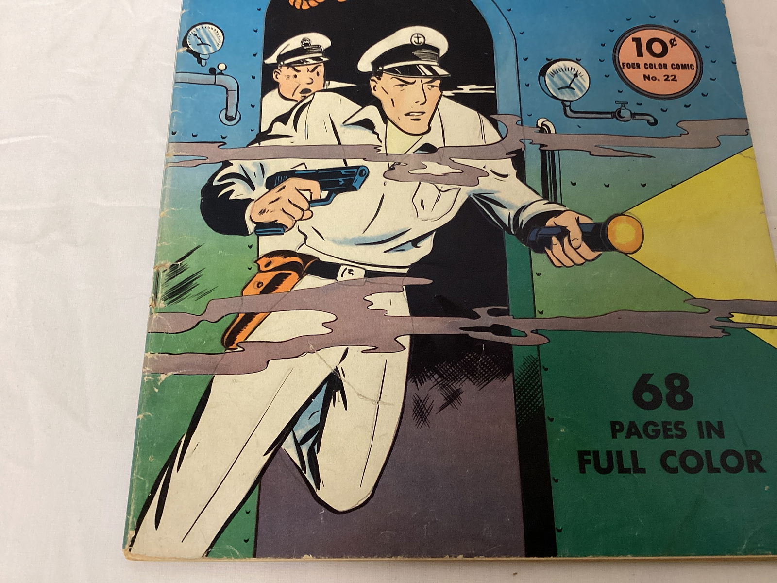 Four Color Comics 22 Starring Don Winslow of the Navy Dell Comic Book - 4