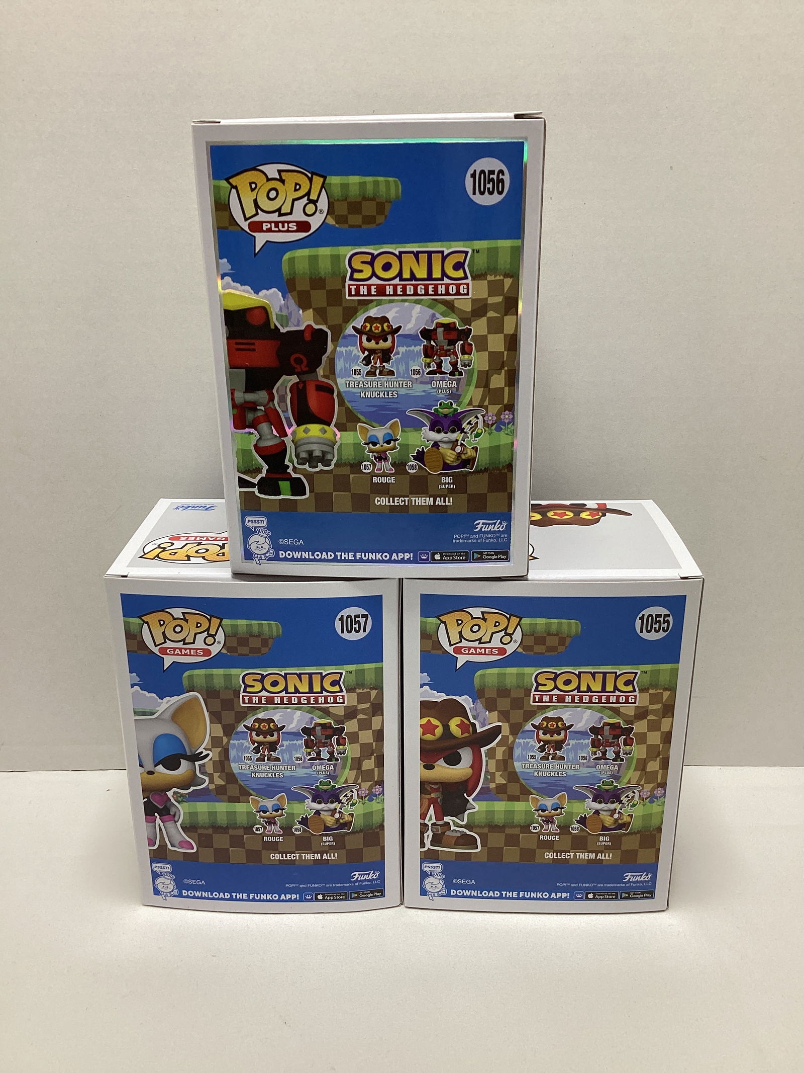 Three Sonic the Hedgehog Funko Pops - 2