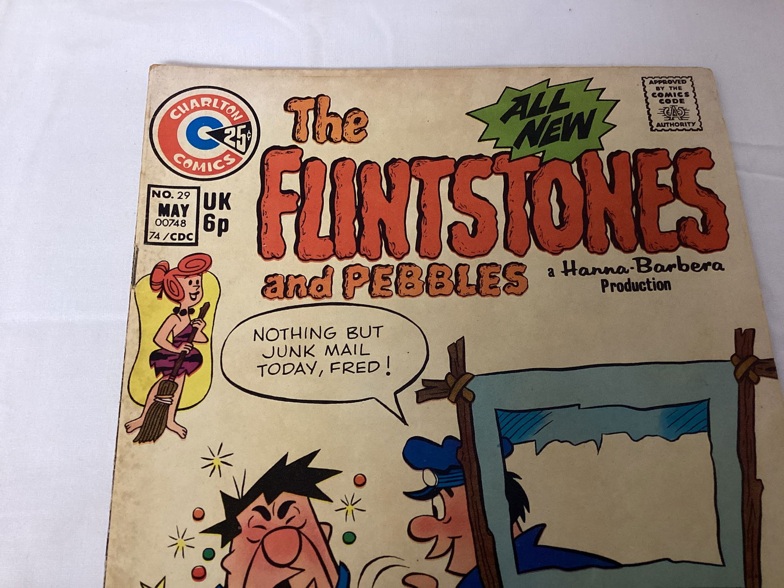 The Flintstones and Pebbles 29 Charlton Comic Book - 2