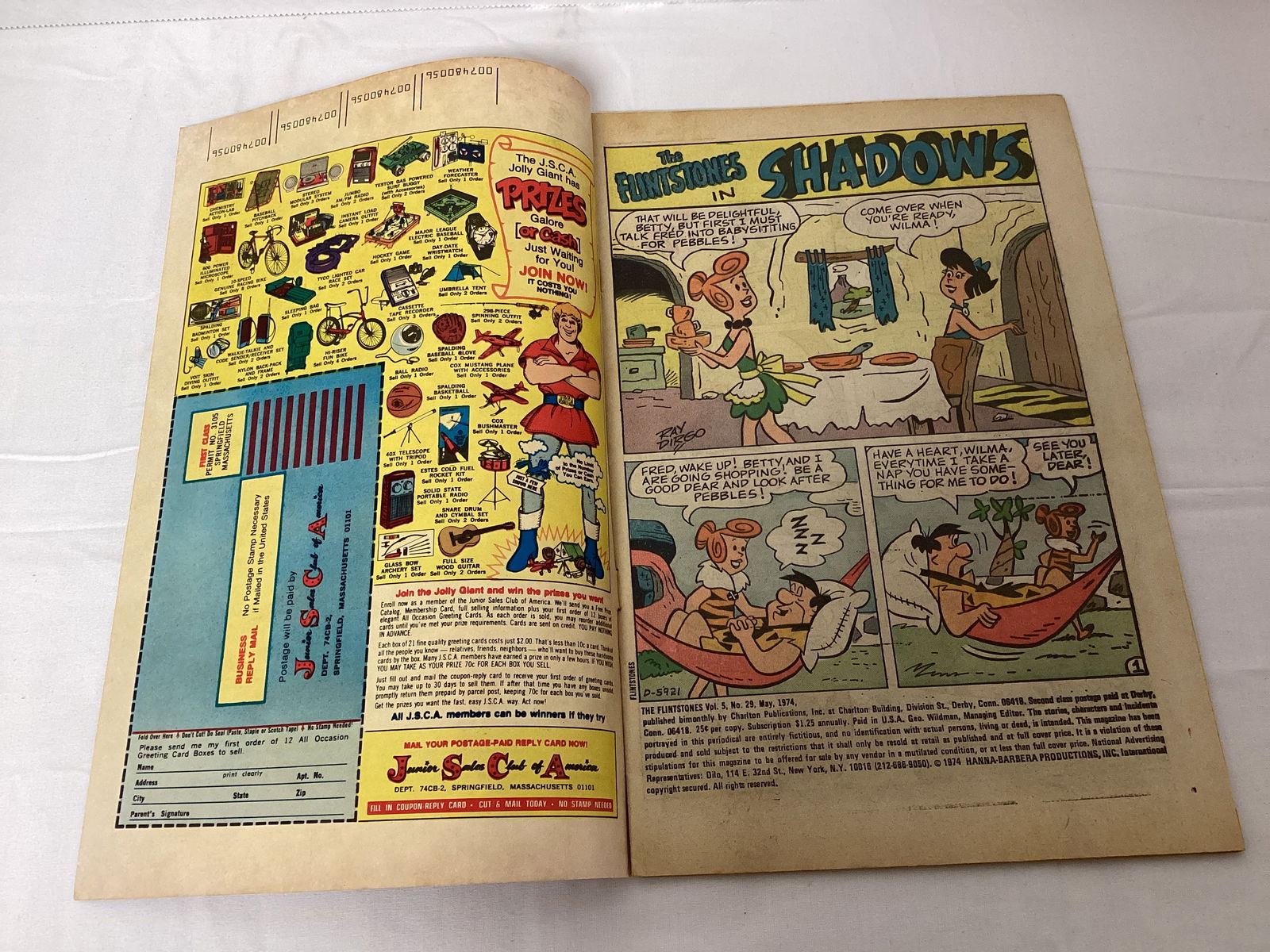 The Flintstones and Pebbles 29 Charlton Comic Book - 6