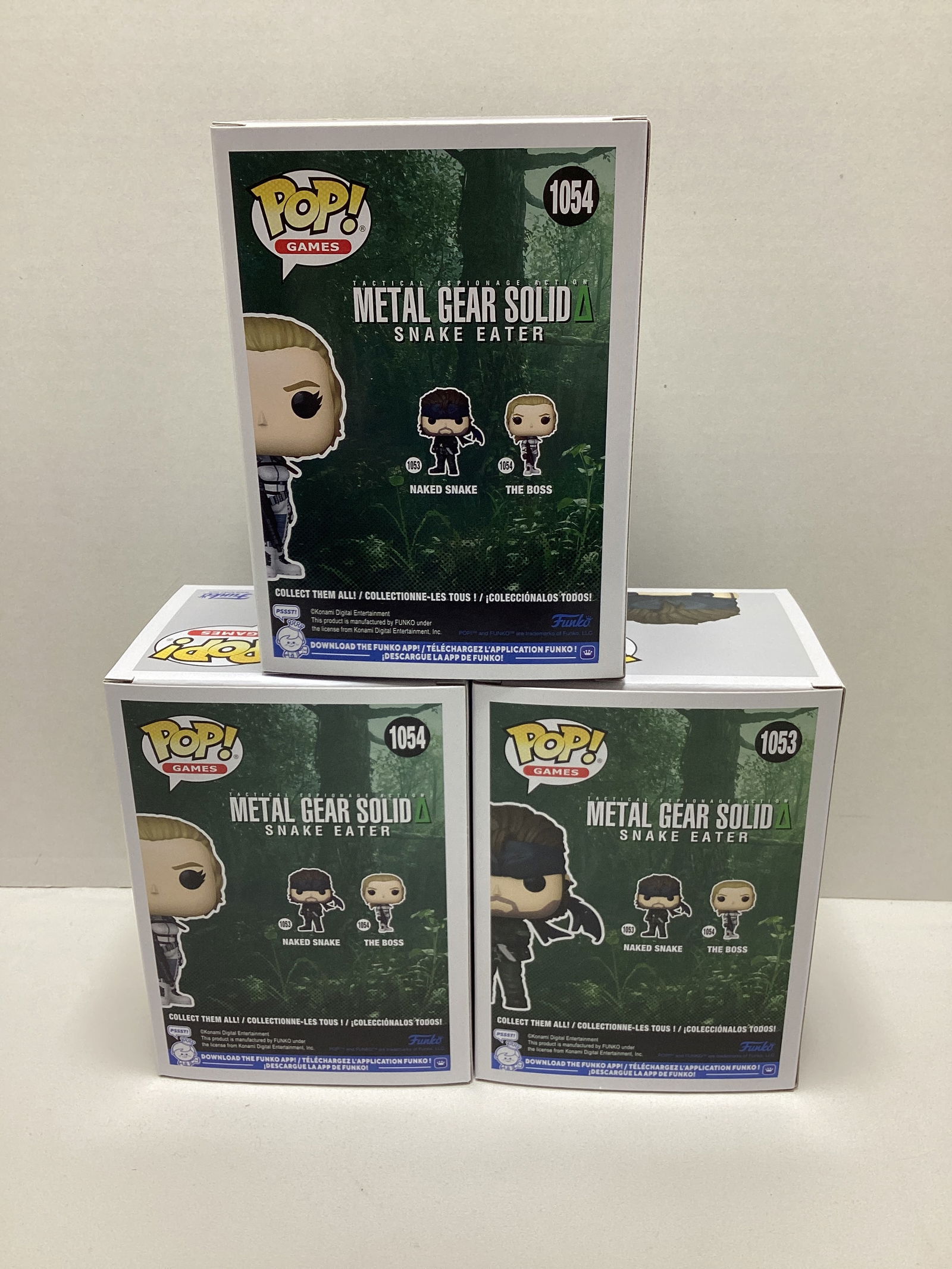 Three Metal Gear Solid Snake Eater Funko Pops - 2