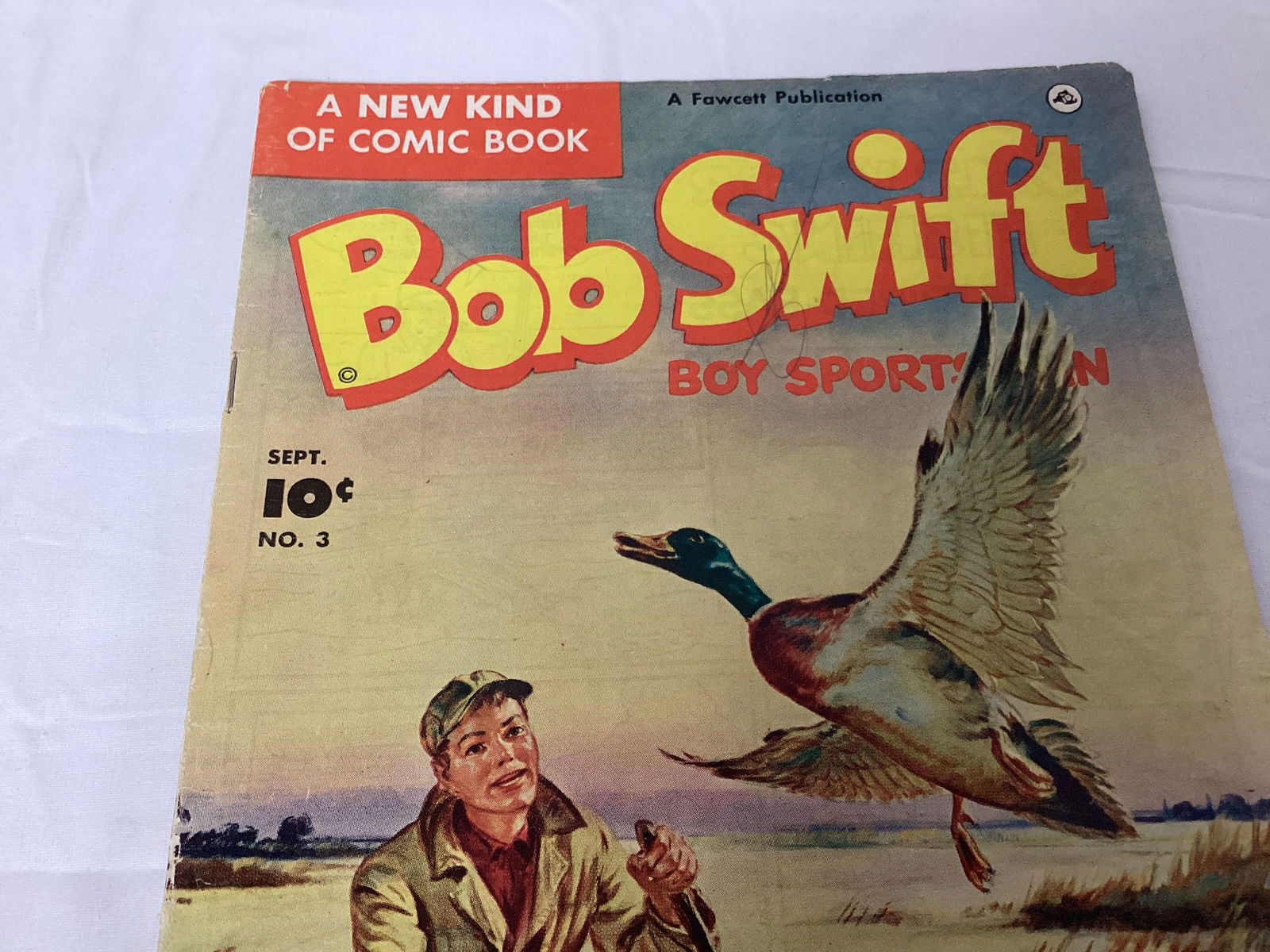 Bob Swift Boy Sportsman 3 Fawcett Comic Book - 2