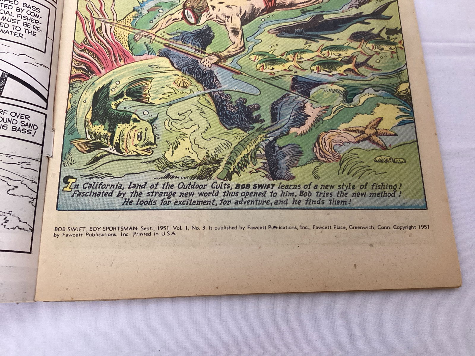 Bob Swift Boy Sportsman 3 Fawcett Comic Book - 7