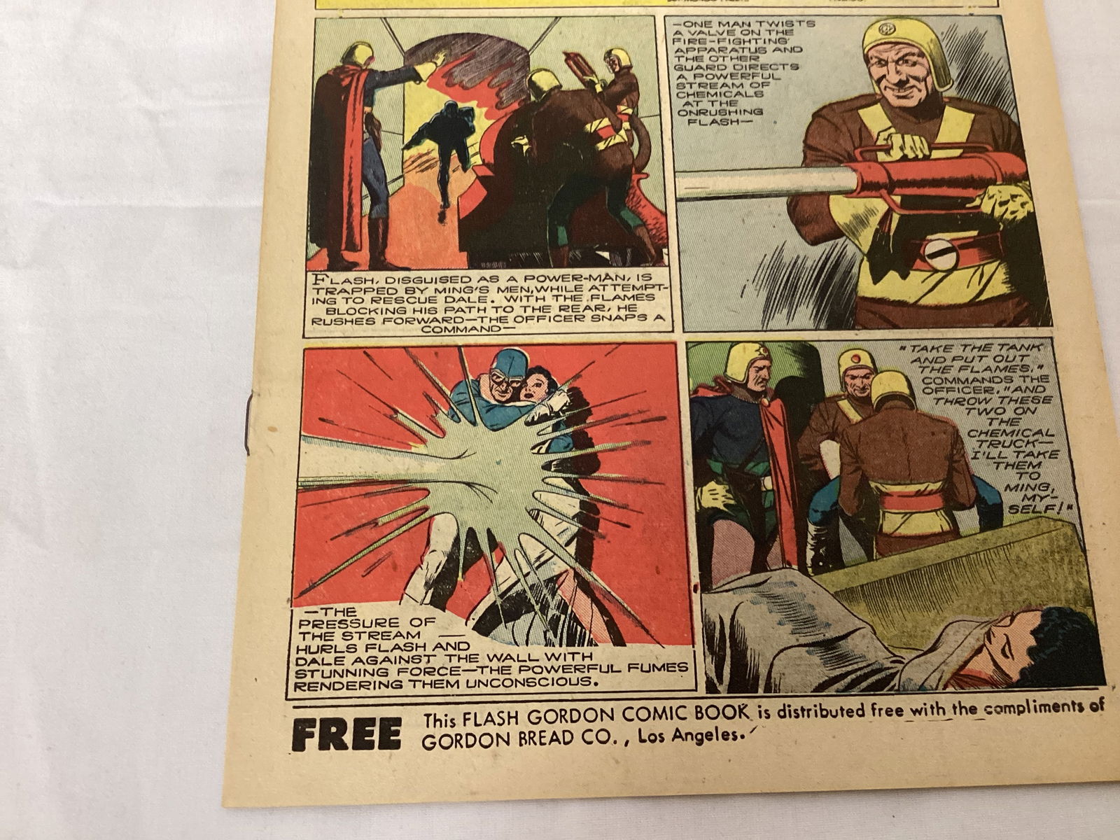 Flash Gordon Comics Gordon Bread 2 Coverless Comic Book - 4