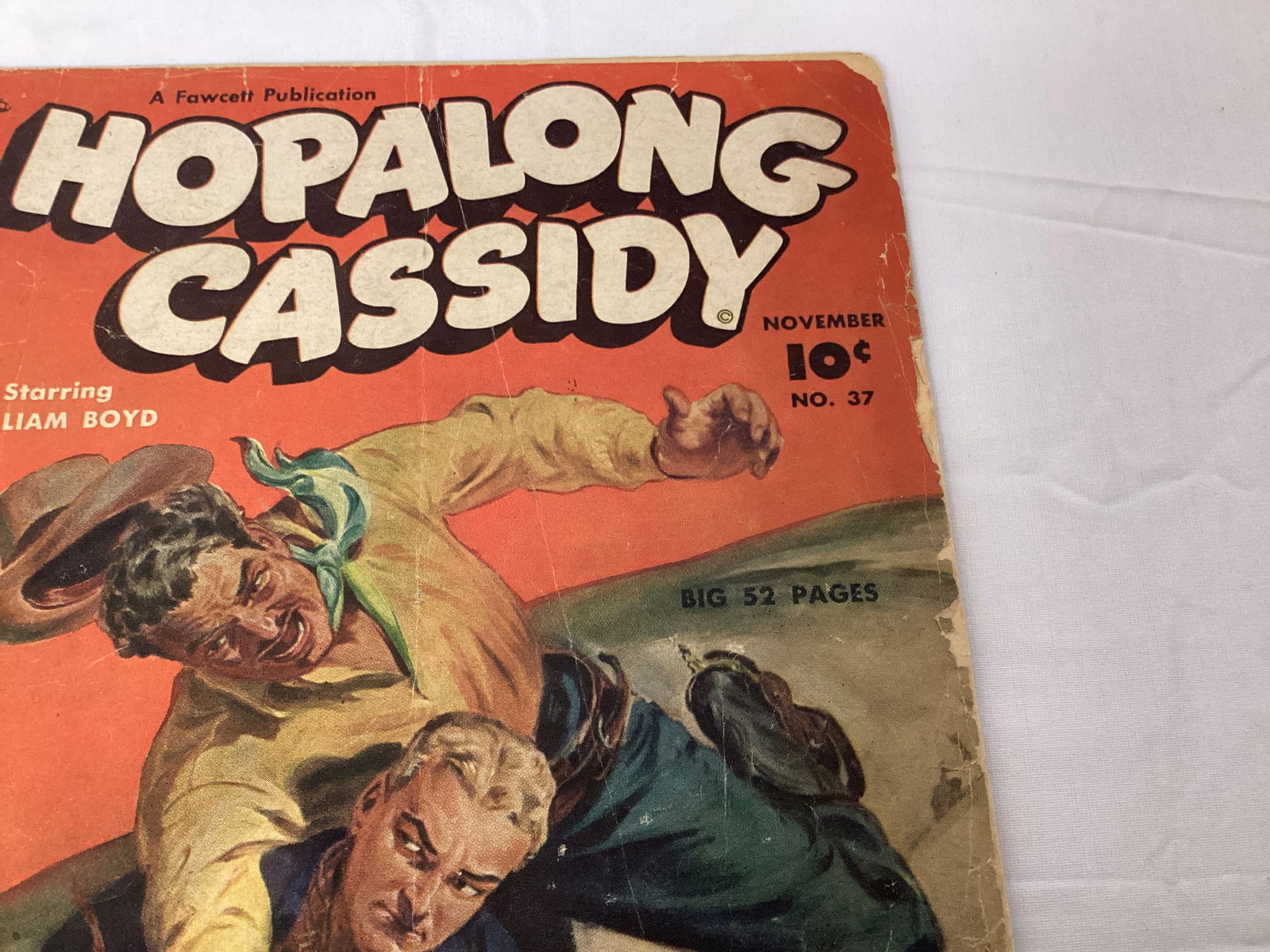 Hopalong Cassidy 37 Fawcett Western Comic Book - 3
