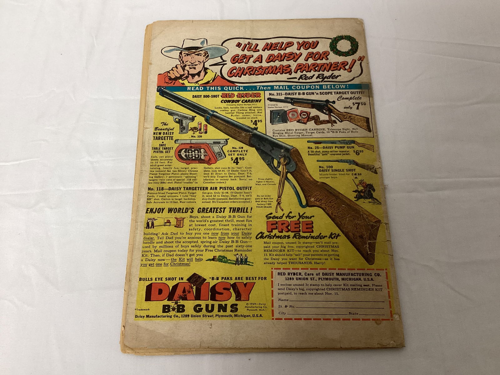 Hopalong Cassidy 37 Fawcett Western Comic Book - 9