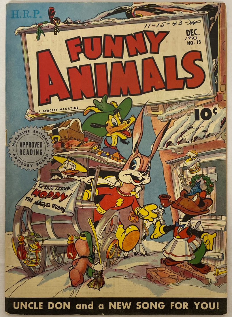 Funny Animals 13 Fawcett Comic Book (1 of 8)