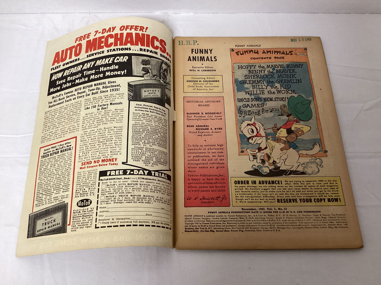 Funny Animals 13 Fawcett Comic Book - 6