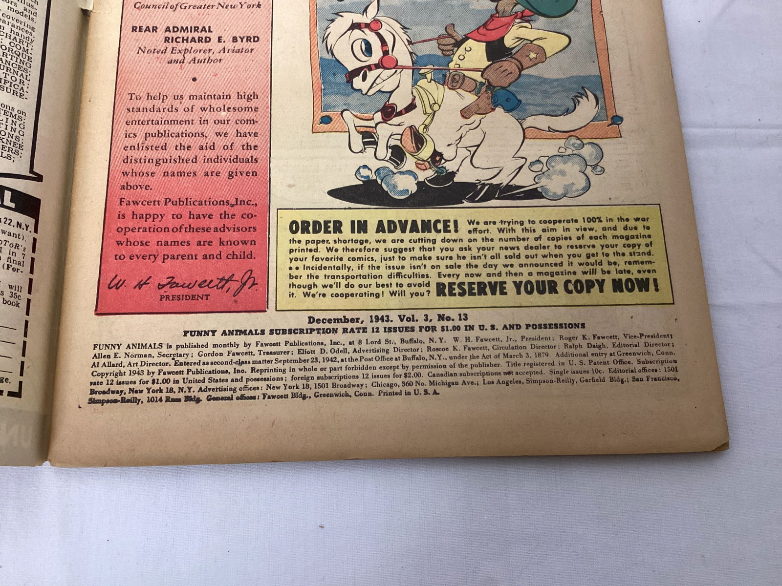 Funny Animals 13 Fawcett Comic Book - 7