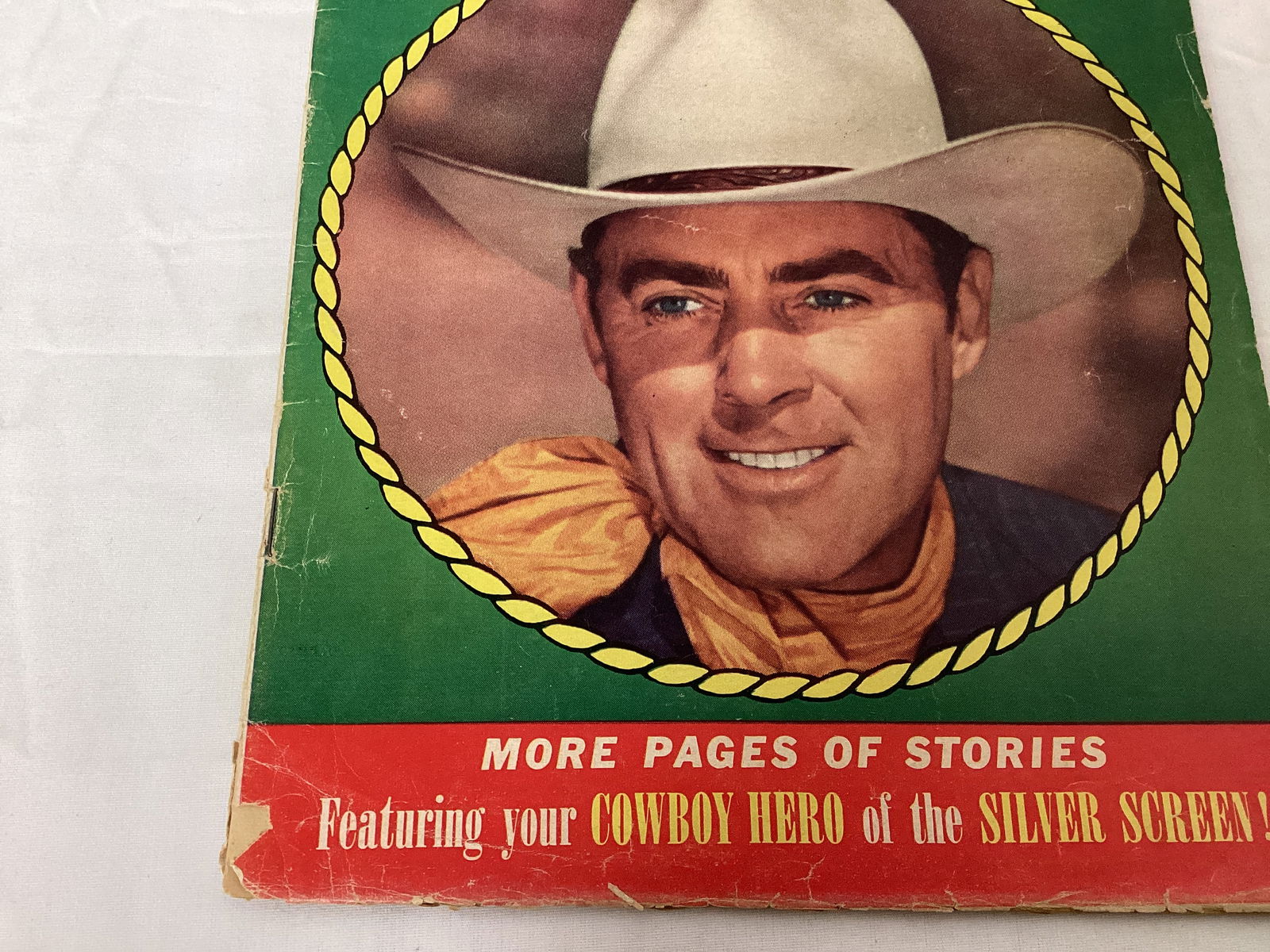 Rocky Lane Western 49 Fawcett Comic Book - 4