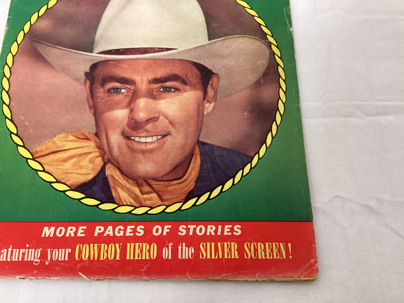 Rocky Lane Western 49 Fawcett Comic Book - 5