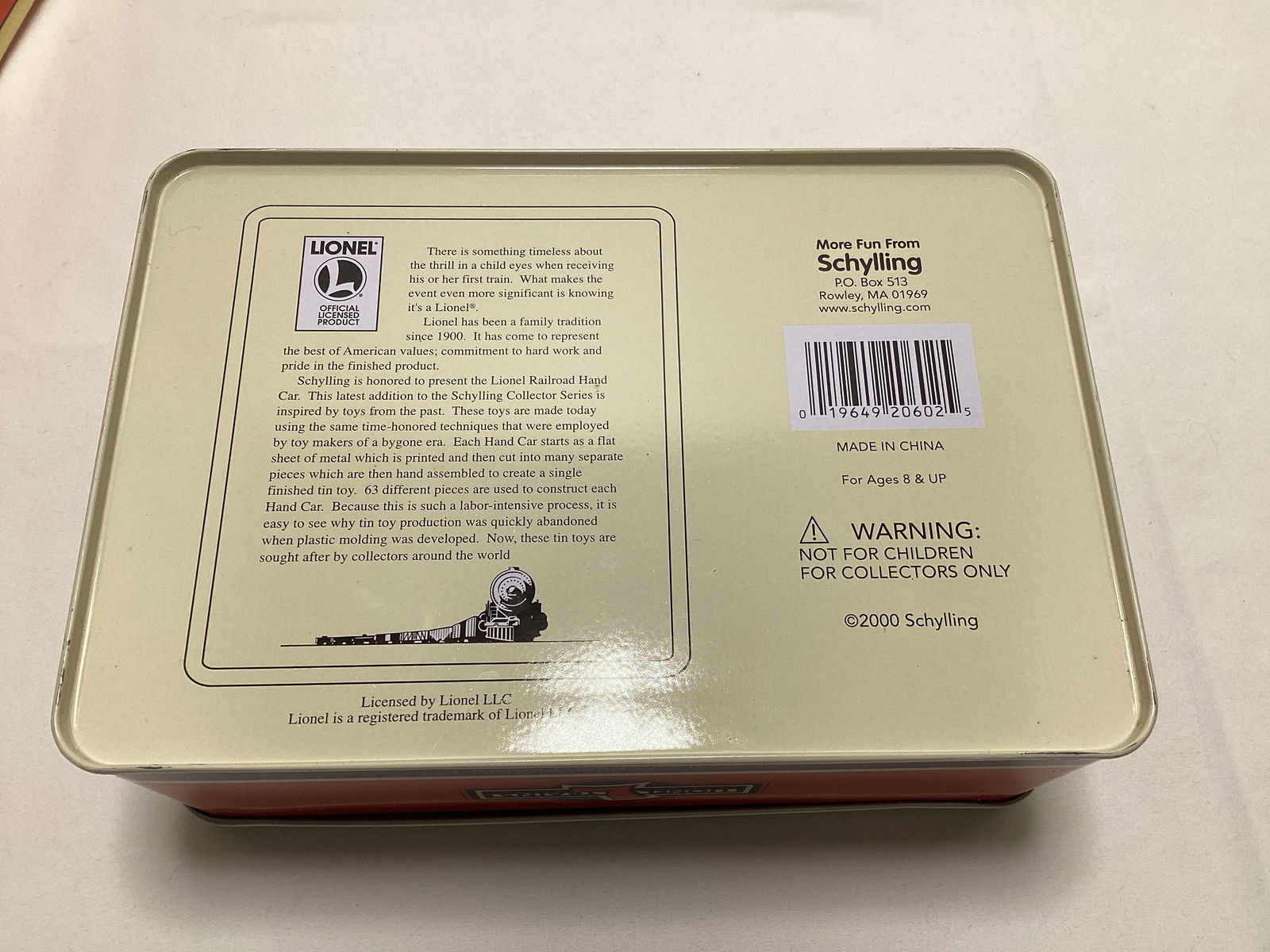 Lionel Trains 100 Years Schylling Handcar - 3