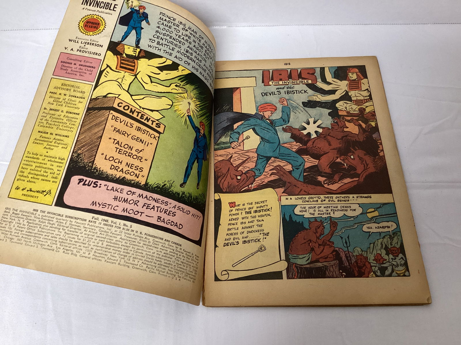 Ibis the Invincible 5 Fawcett Comic Book - 6