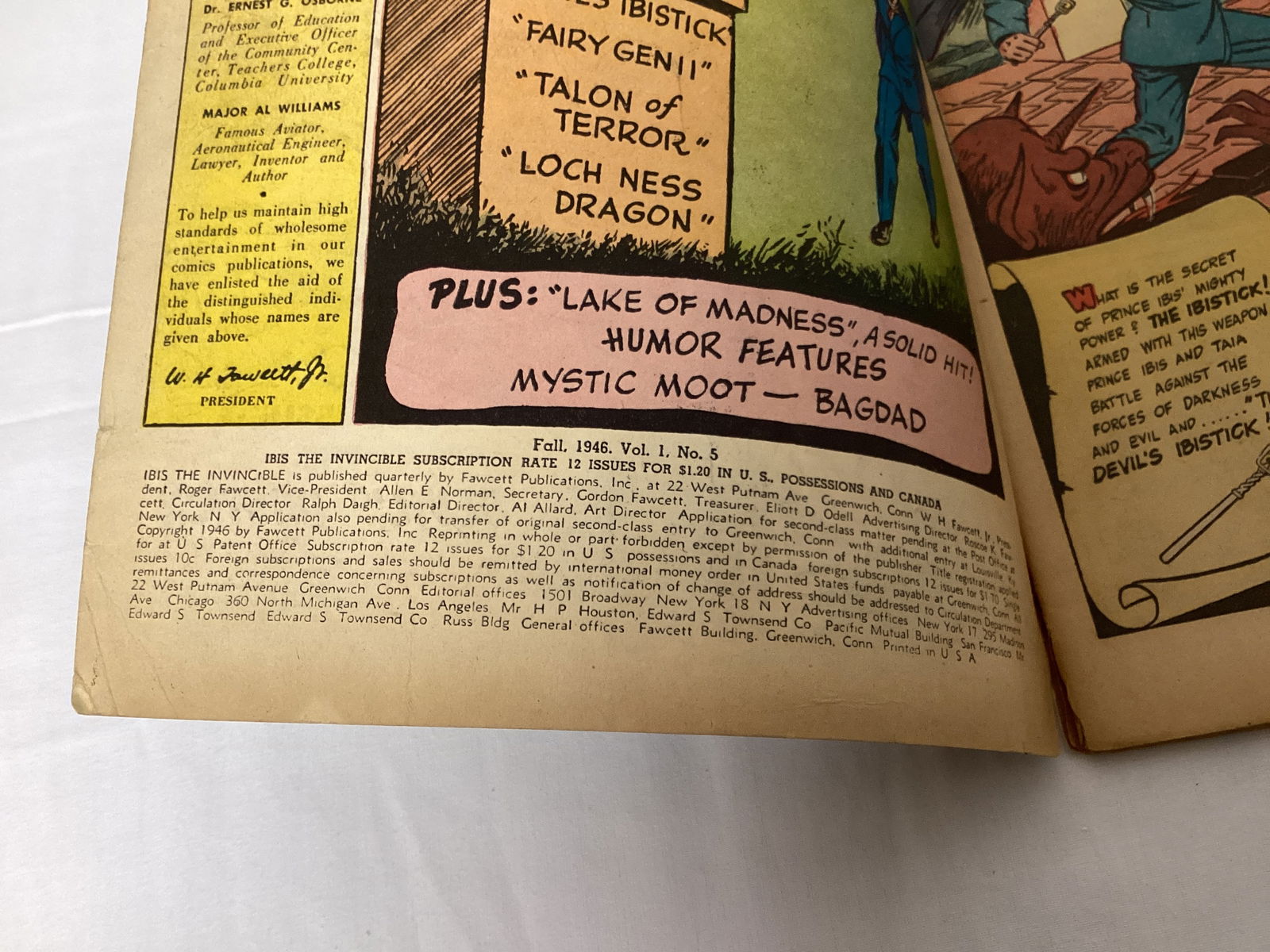 Ibis the Invincible 5 Fawcett Comic Book - 7