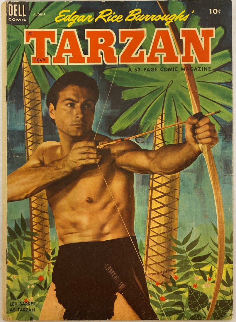 Tarzan 47 Dell Comic Book: 1953, Please preview and see all photos for condition
