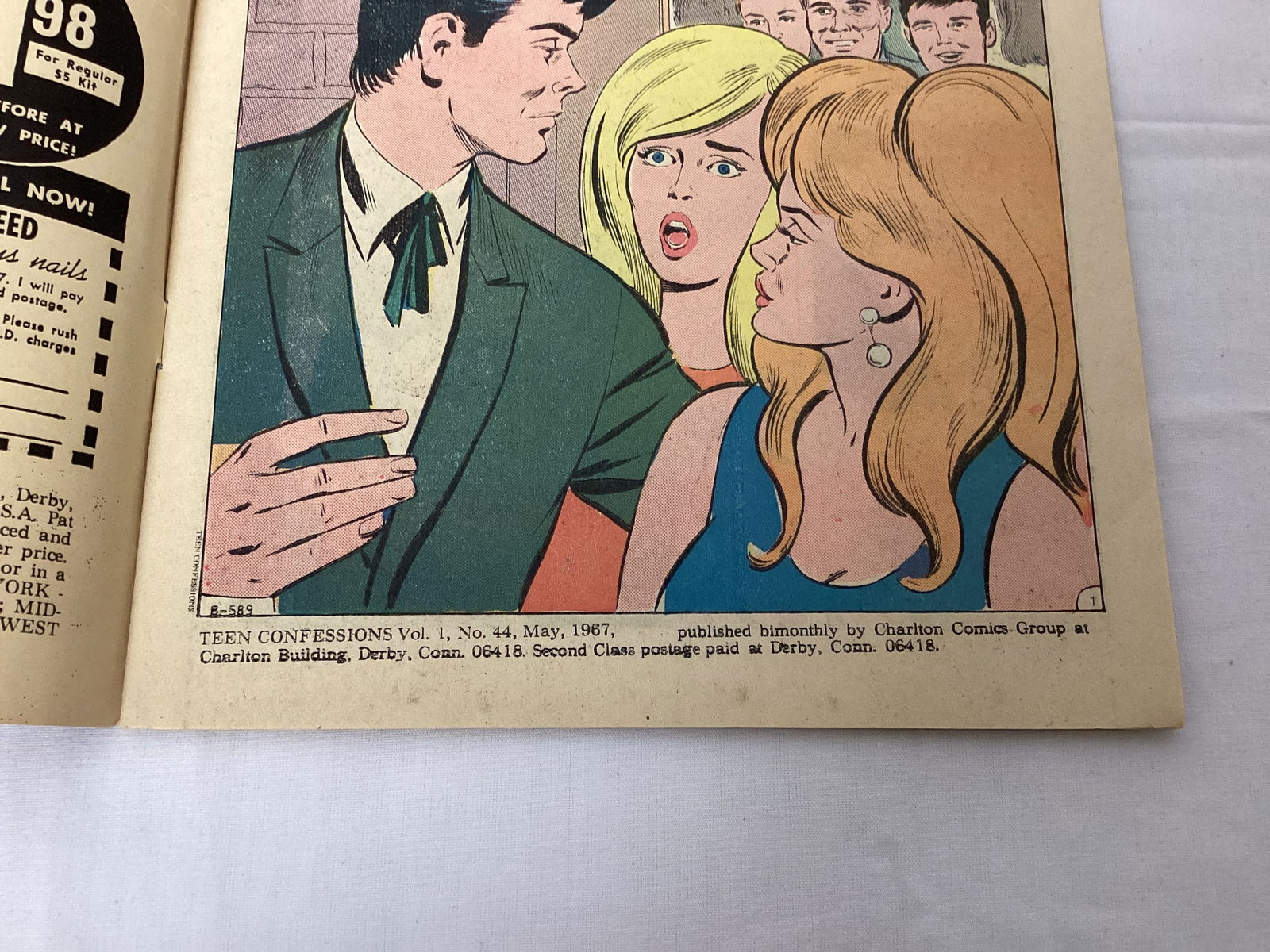 Teen Confessions 44 Charlton Comic Book - 7