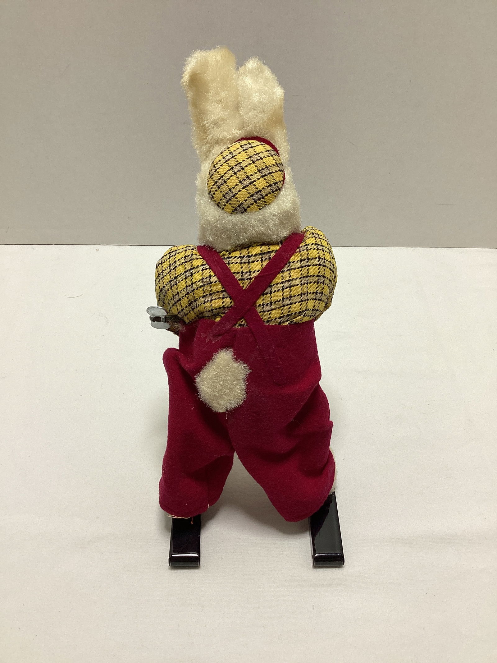 Vintage Mechanical Skiing Rabbit Toy - 2