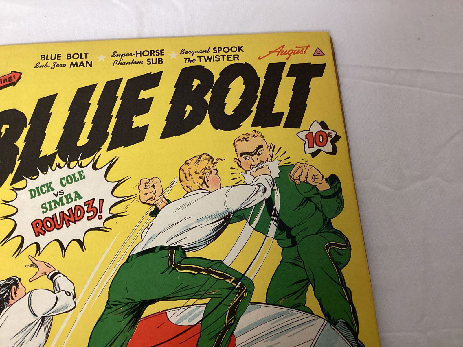 Blue Bolt Vol. 2 Issue 3 Dick Cole Comic Book - 3