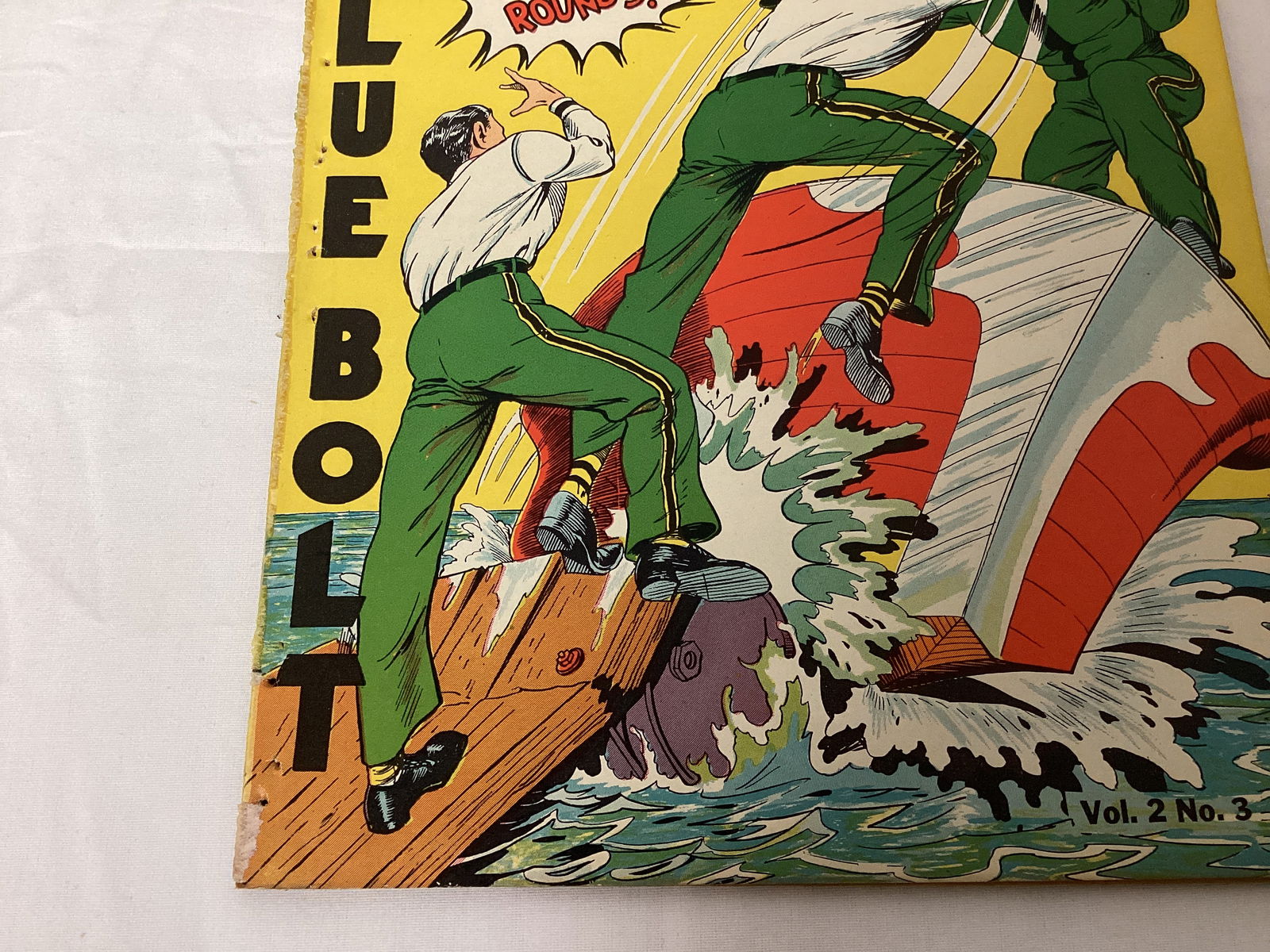 Blue Bolt Vol. 2 Issue 3 Dick Cole Comic Book - 4