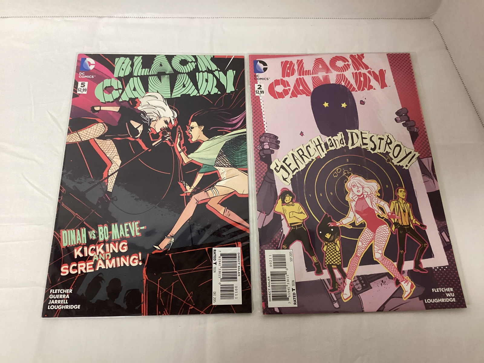 Four Black Canary DC Comic Books - 2