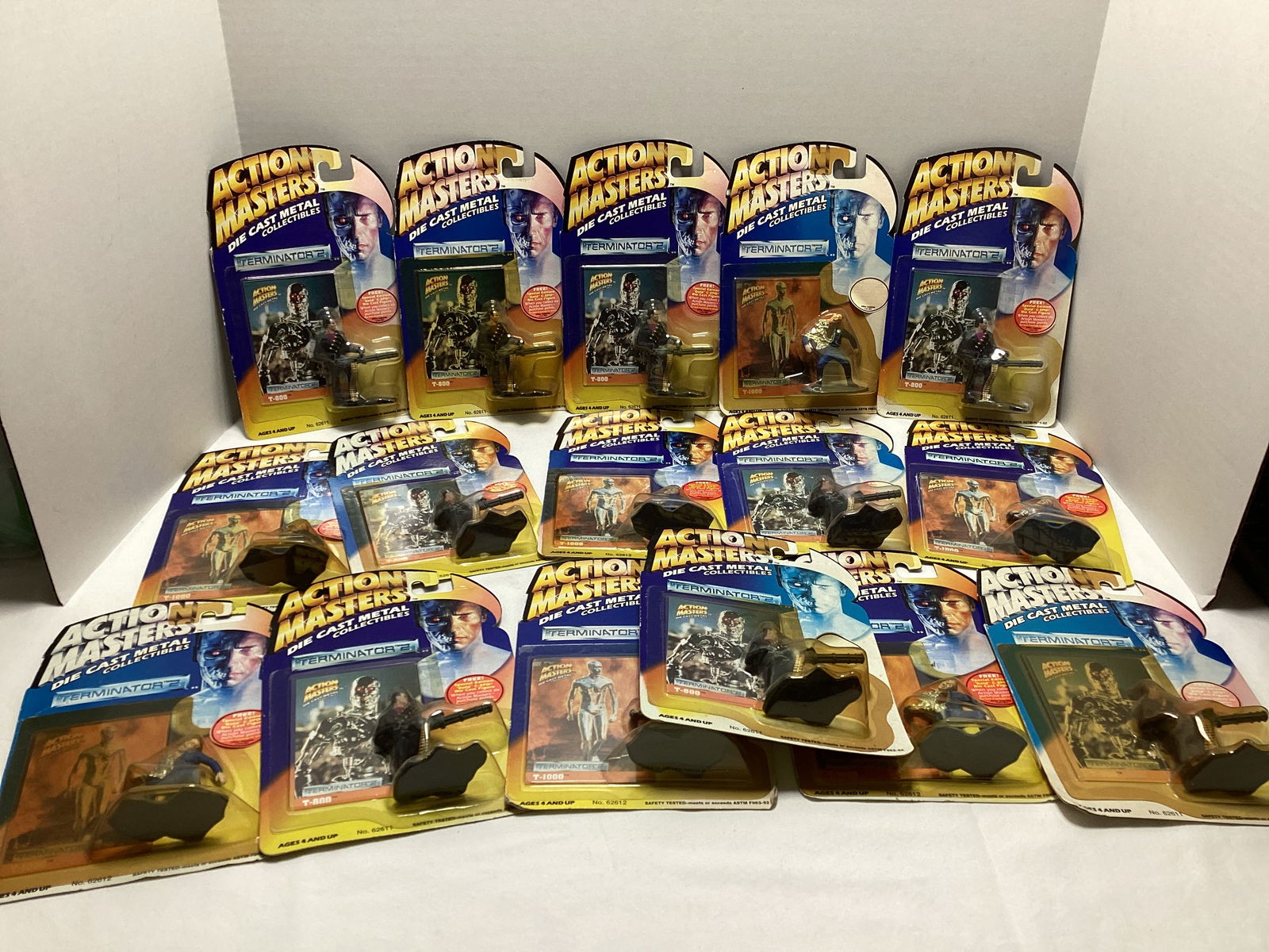 16 Kenner Action Masters Diecast Terminator Figures: . 