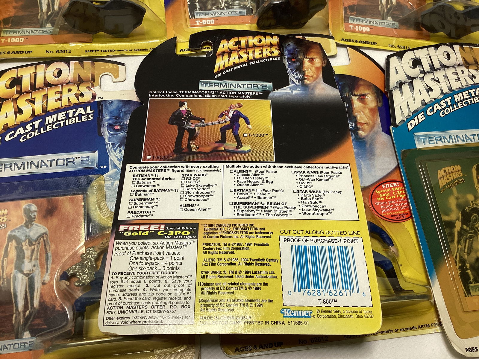 16 Kenner Action Masters Diecast Terminator Figures - 6