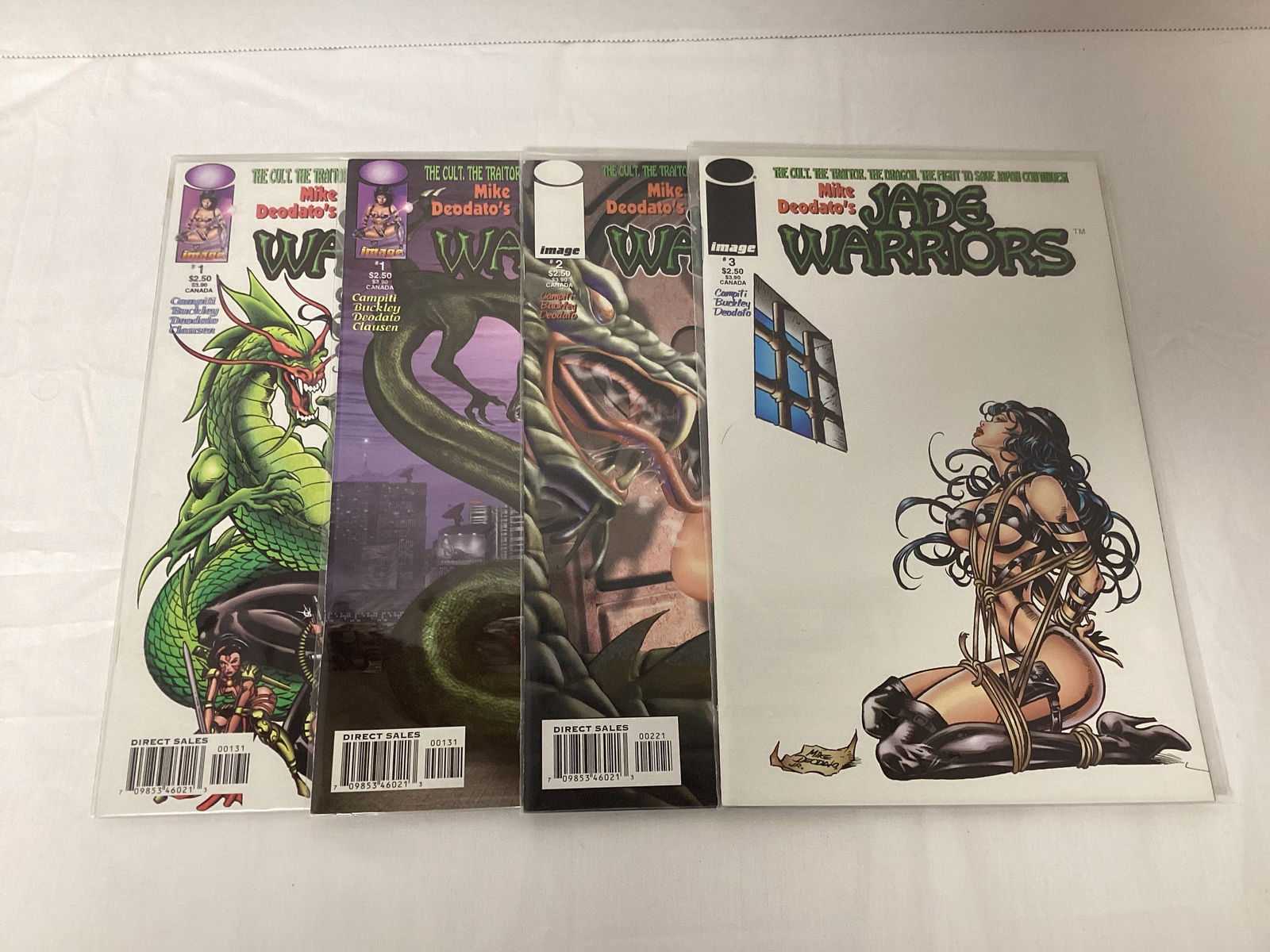 Four Jade Warriors Image Comic Books (1 of 3)