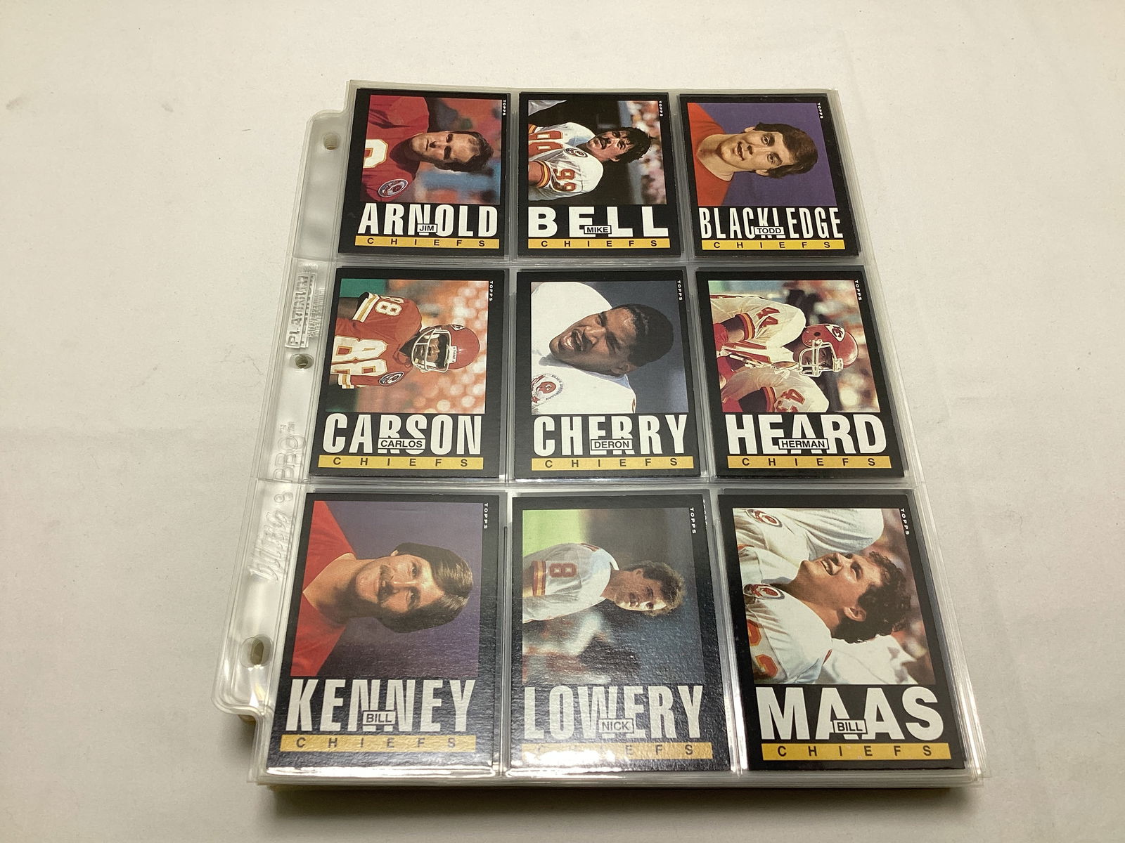 1985 Topps NFL Football Cards in Binder Pages - 10