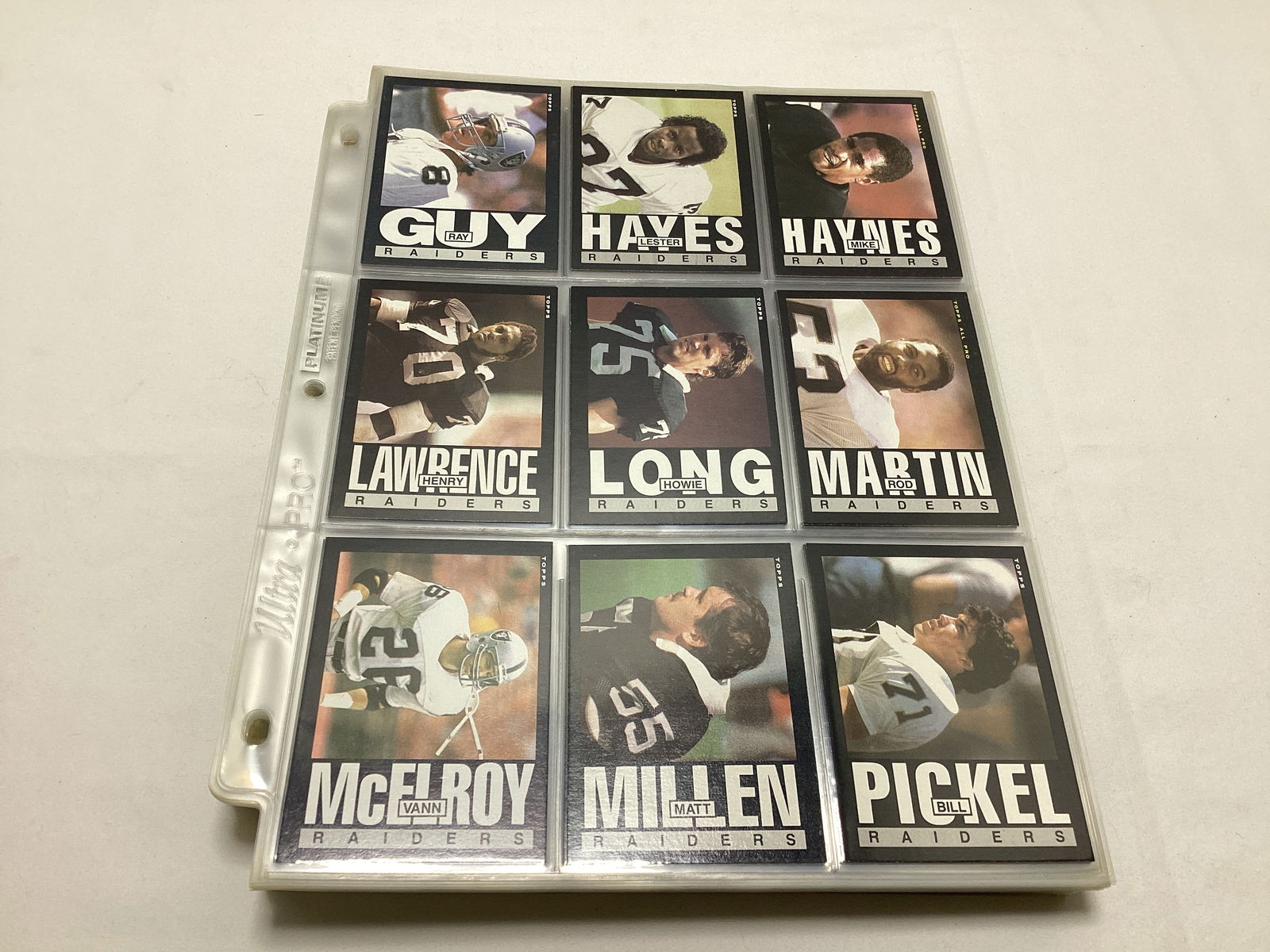 1985 Topps NFL Football Cards in Binder Pages - 12