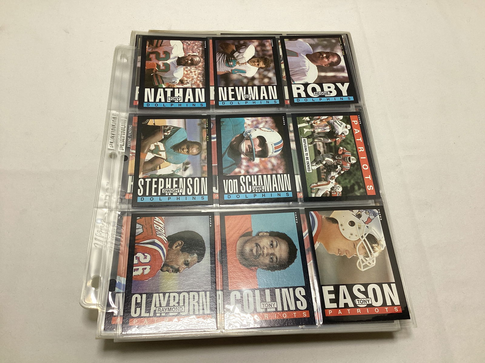 1985 Topps NFL Football Cards in Binder Pages - 14