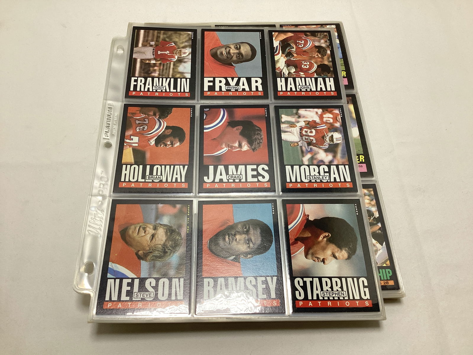 1985 Topps NFL Football Cards in Binder Pages - 15