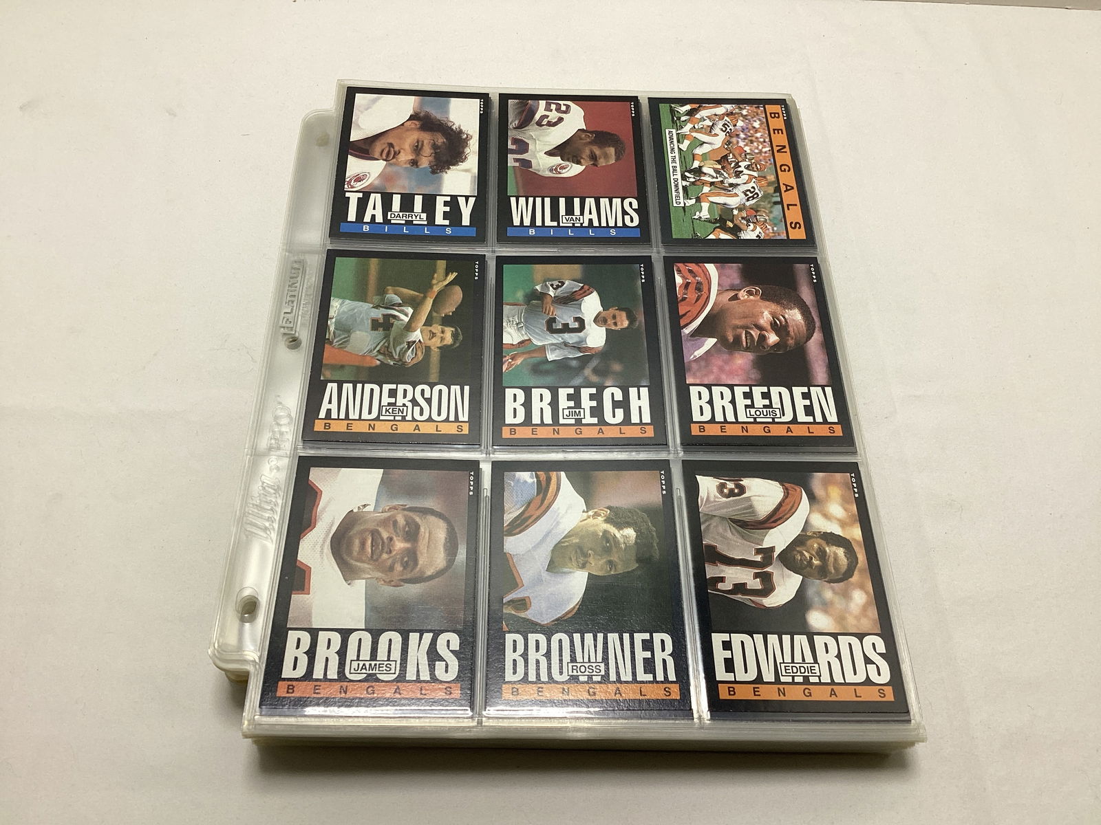 1985 Topps NFL Football Cards in Binder Pages - 3