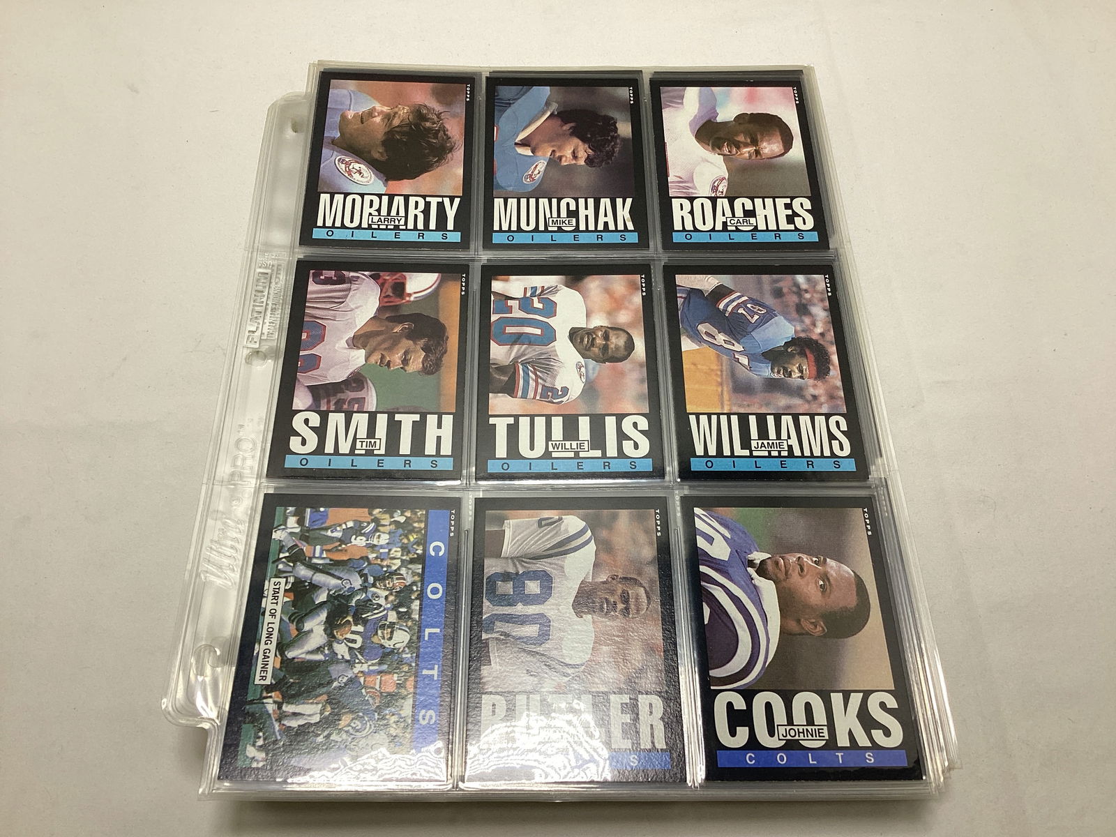 1985 Topps NFL Football Cards in Binder Pages - 8