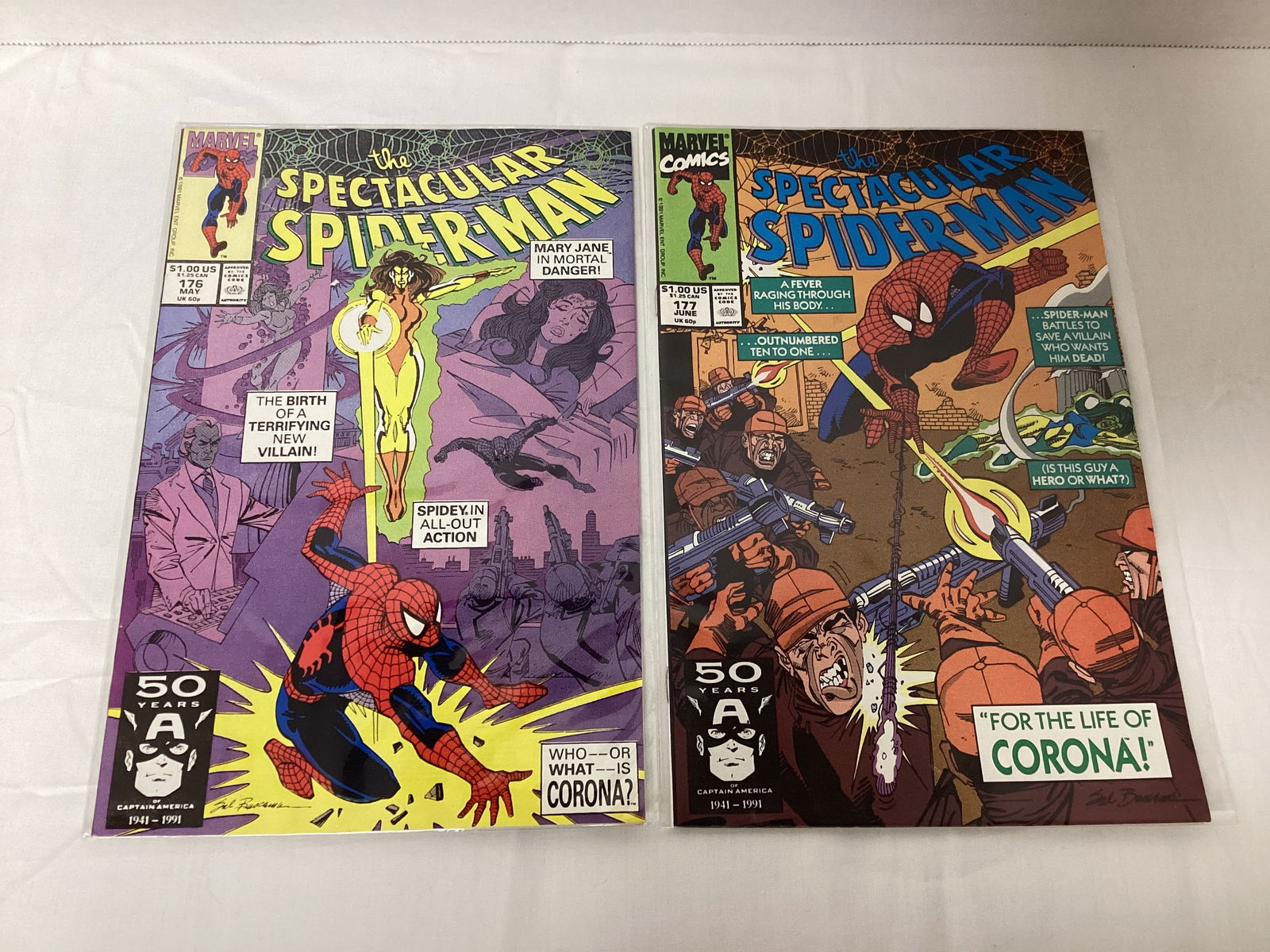 The Spectacular Spider-Man 176-179 Marvel Comic Books - 3