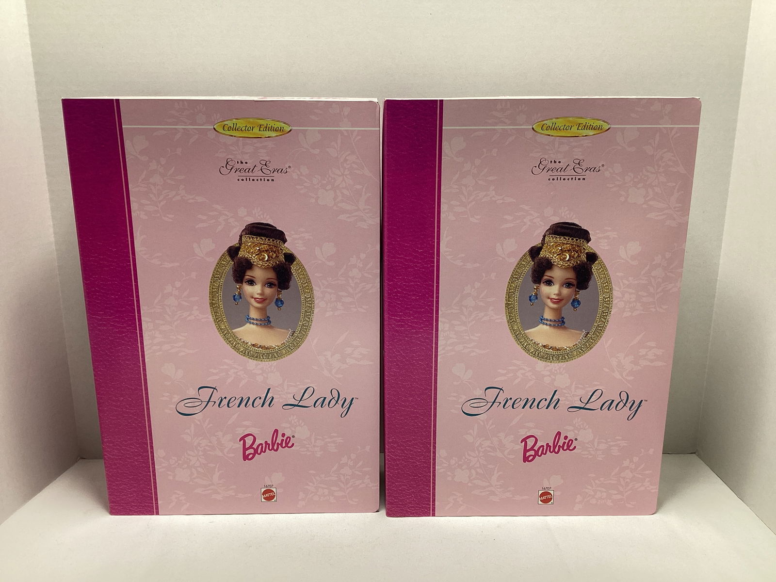 Two French Lady Barbie Dolls: 1996 Mattel