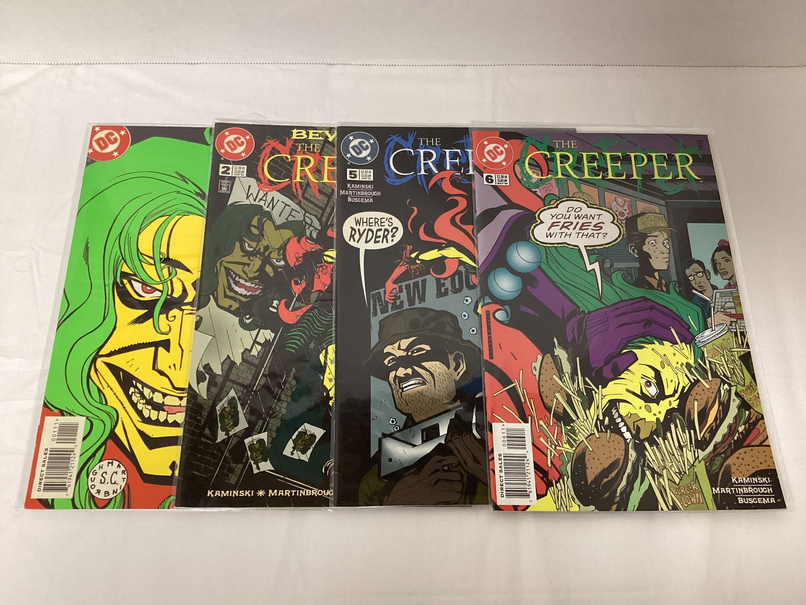 Four The Creeper DC Comic Books (1 of 3)