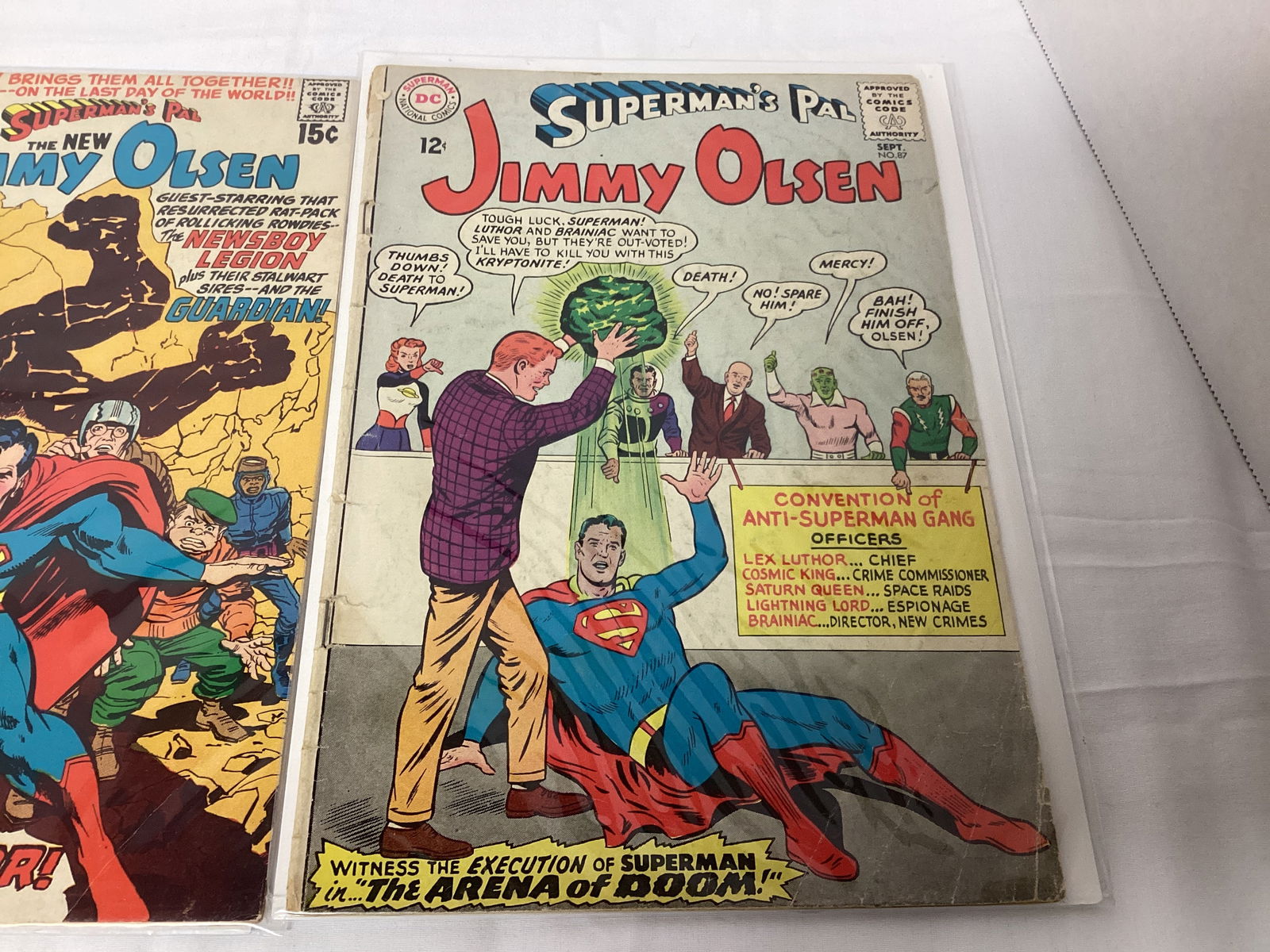 Three Superman's Pal Jimmy Olsen DC Comic Books - 2