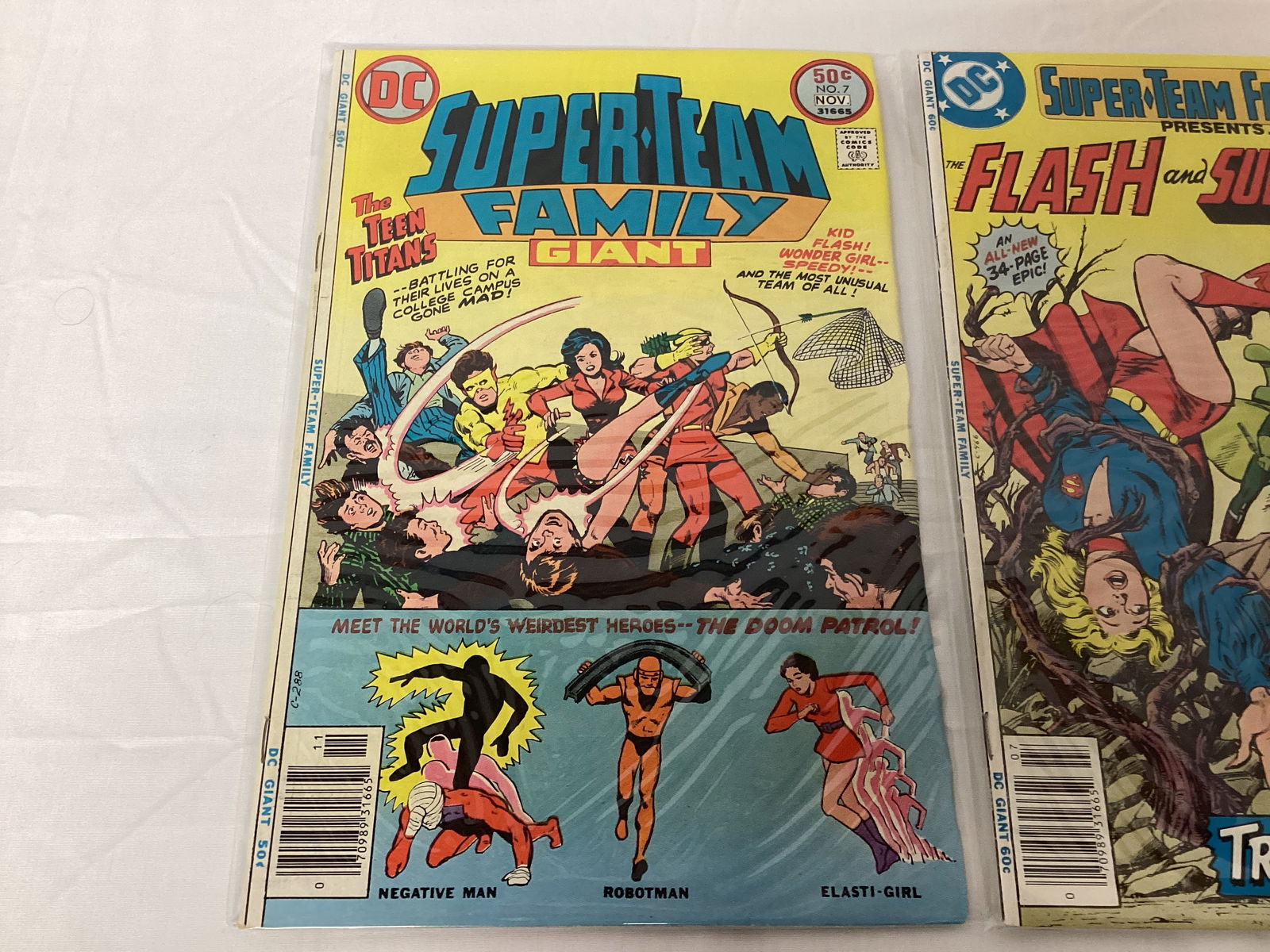 Two Super Team Family DC Comic Books - 2