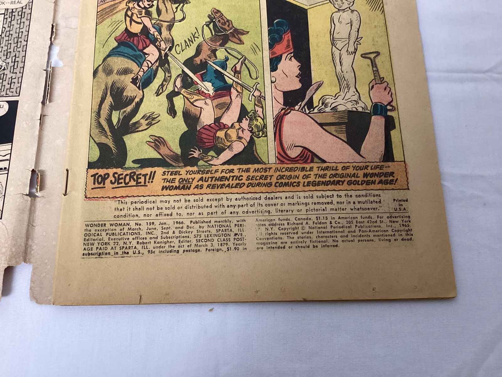 Wonder Woman 159 DC Comic Book - 7