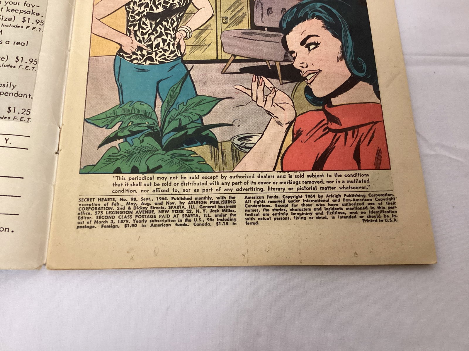 Secret Hearts 98 DC Comic Book - 7