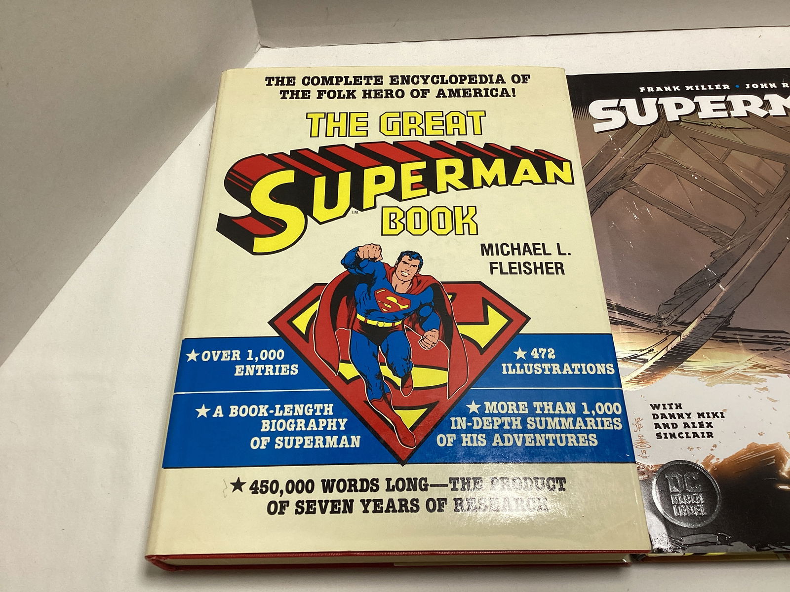 Three DC Superman Graphic Novel and History Books - 2