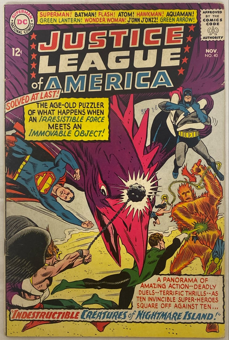 Justice League of America 40 DC Comic Book (1 of 8)