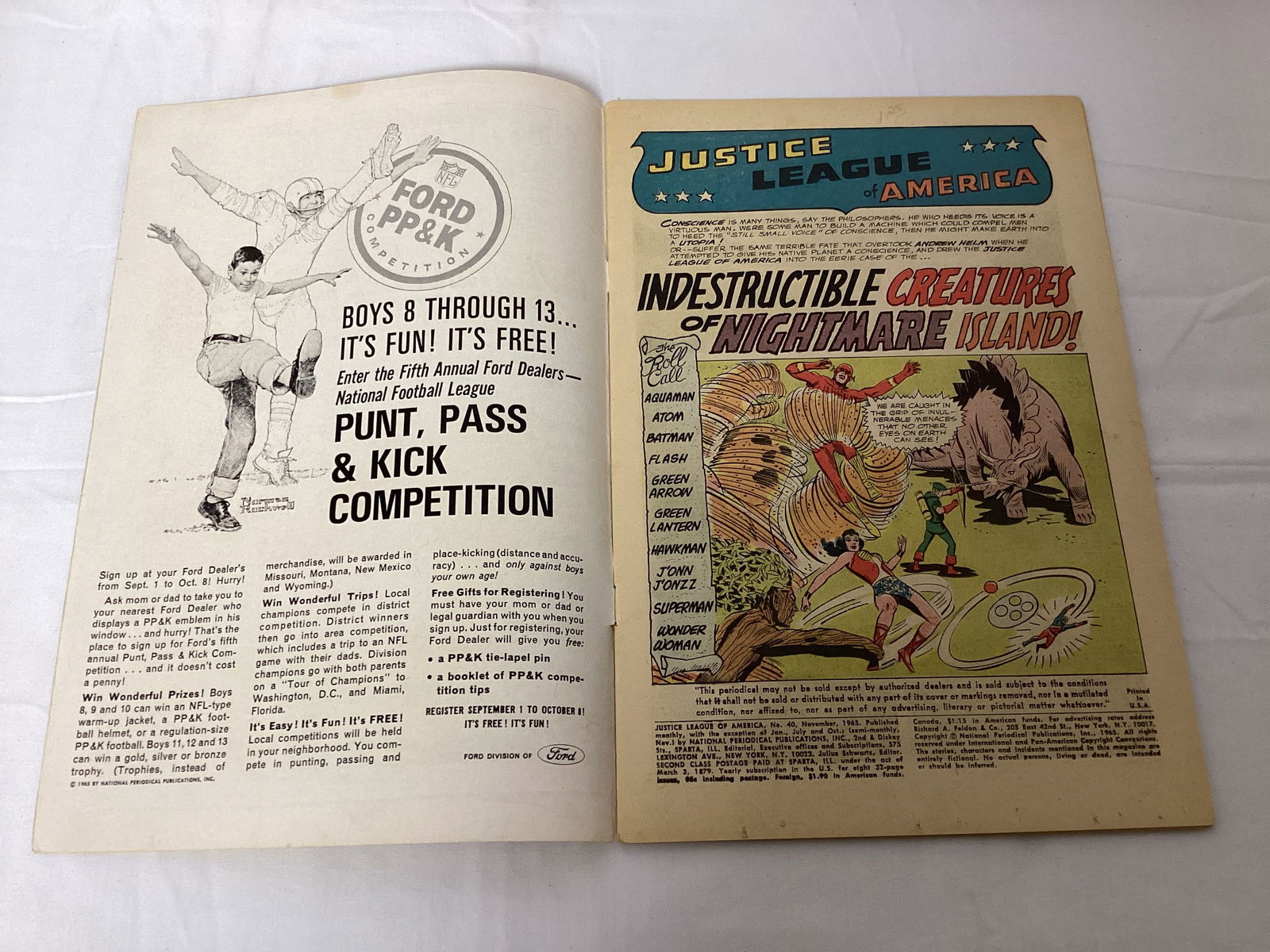 Justice League of America 40 DC Comic Book - 6