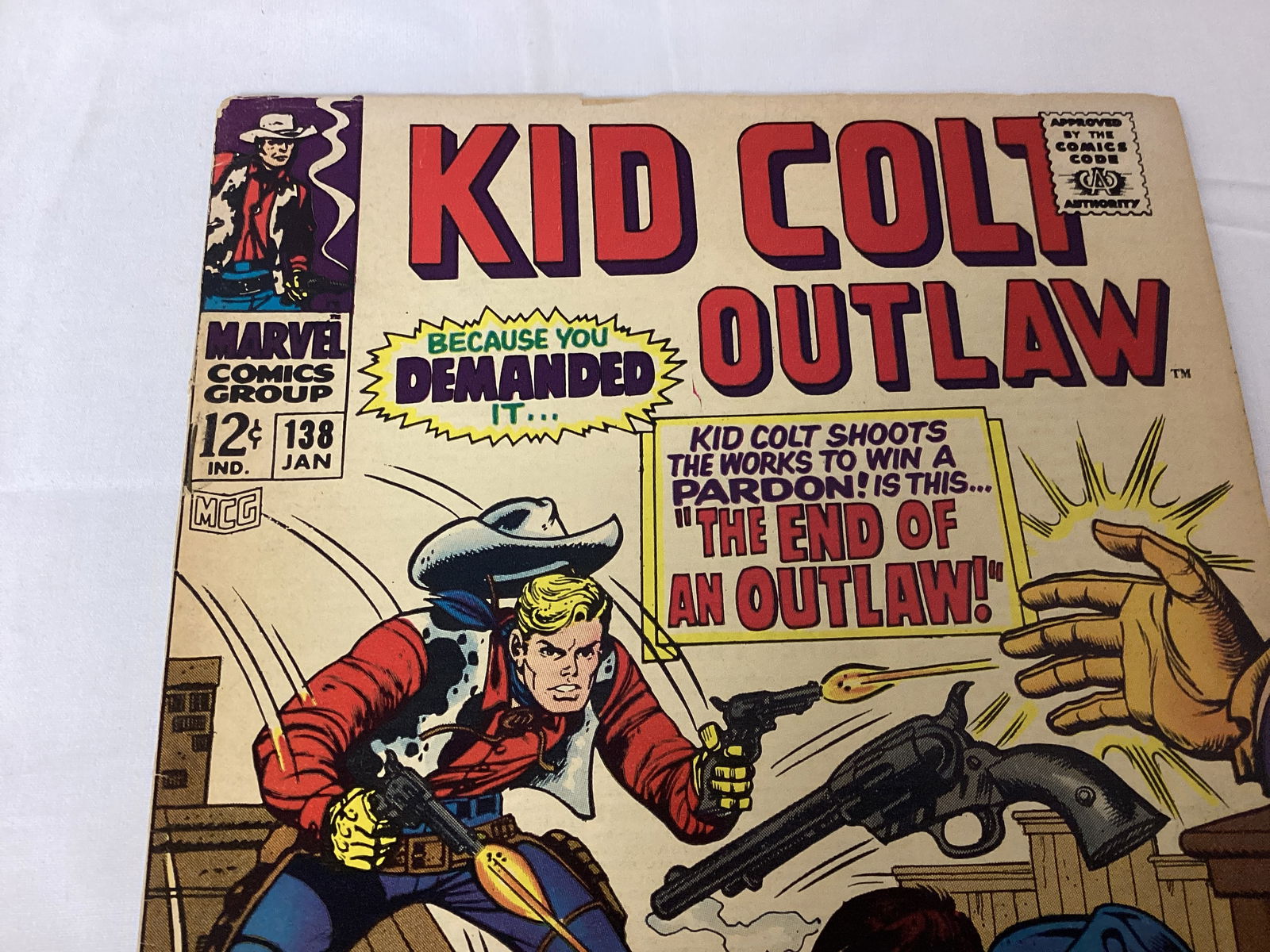 Kid Colt Outlaw 138 Marvel Comic Book - 2