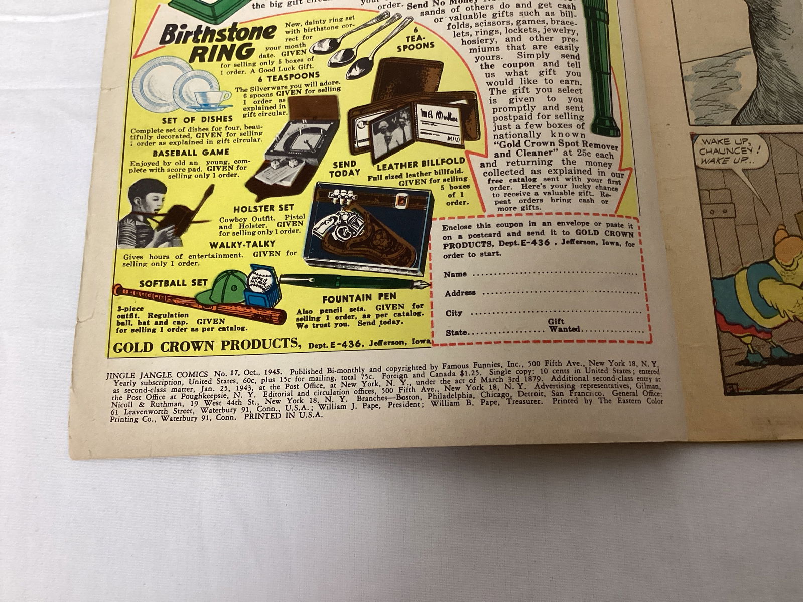 Jingle Jangle Comics 17 Eastern Color Comic Book - 7